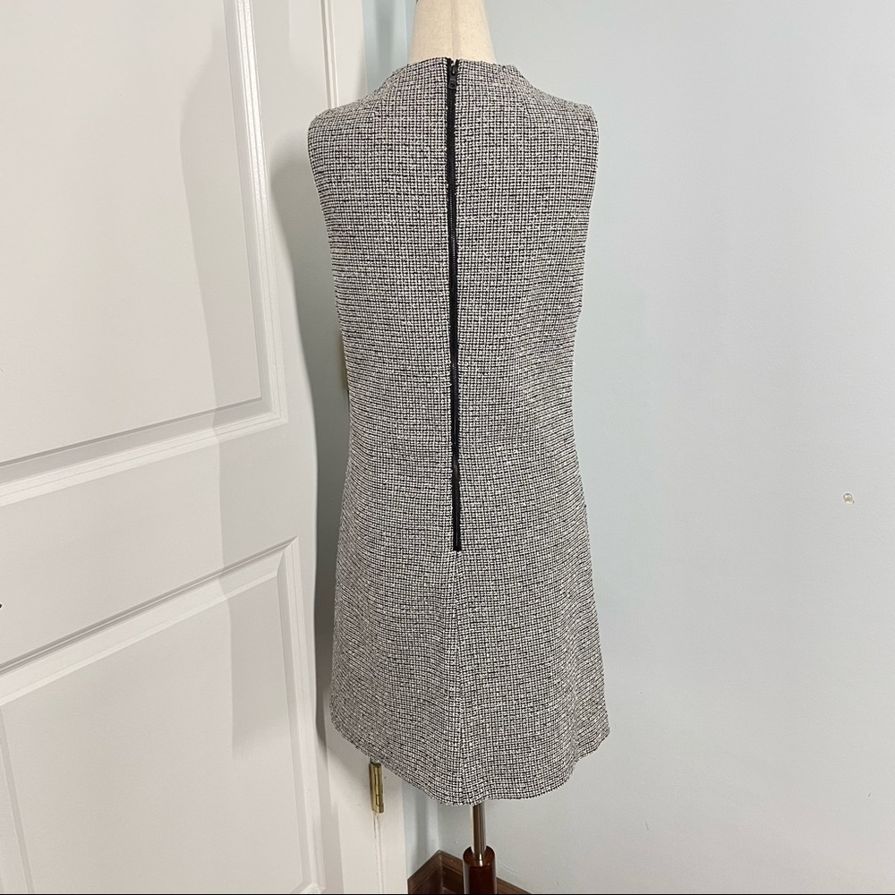 Alice+Olivia Employed Tweed High Neck Dress size 8 - Picture 9 of 13